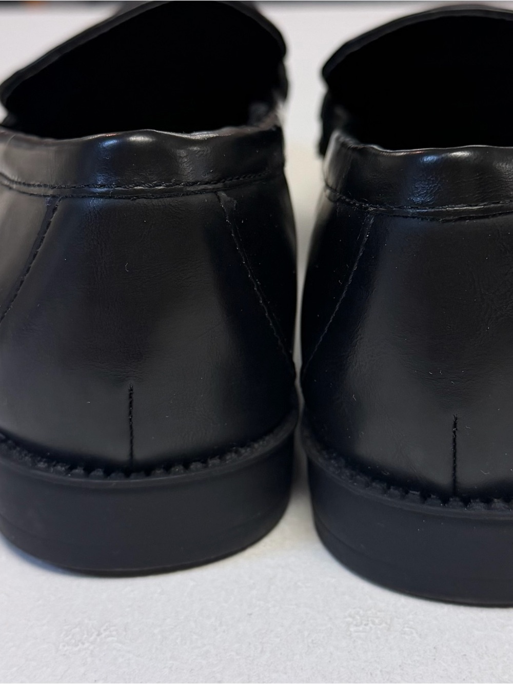 a.n.a Ana Luella Black Leather Penny Loafers - Picture 6 of 8